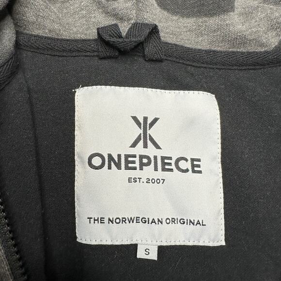 ONEPIECE Gray Camouflage One Piece Full Zip Hooded Jumpsuit Unisex Size Small - Picture 5 of 8